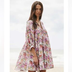 Auguste the Label floral quarter size sleeve dress, size XS, never worn before!